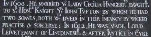Monument to Francis Manners, Bottesford detail Monument to Francis Manners, Bottesford - detail